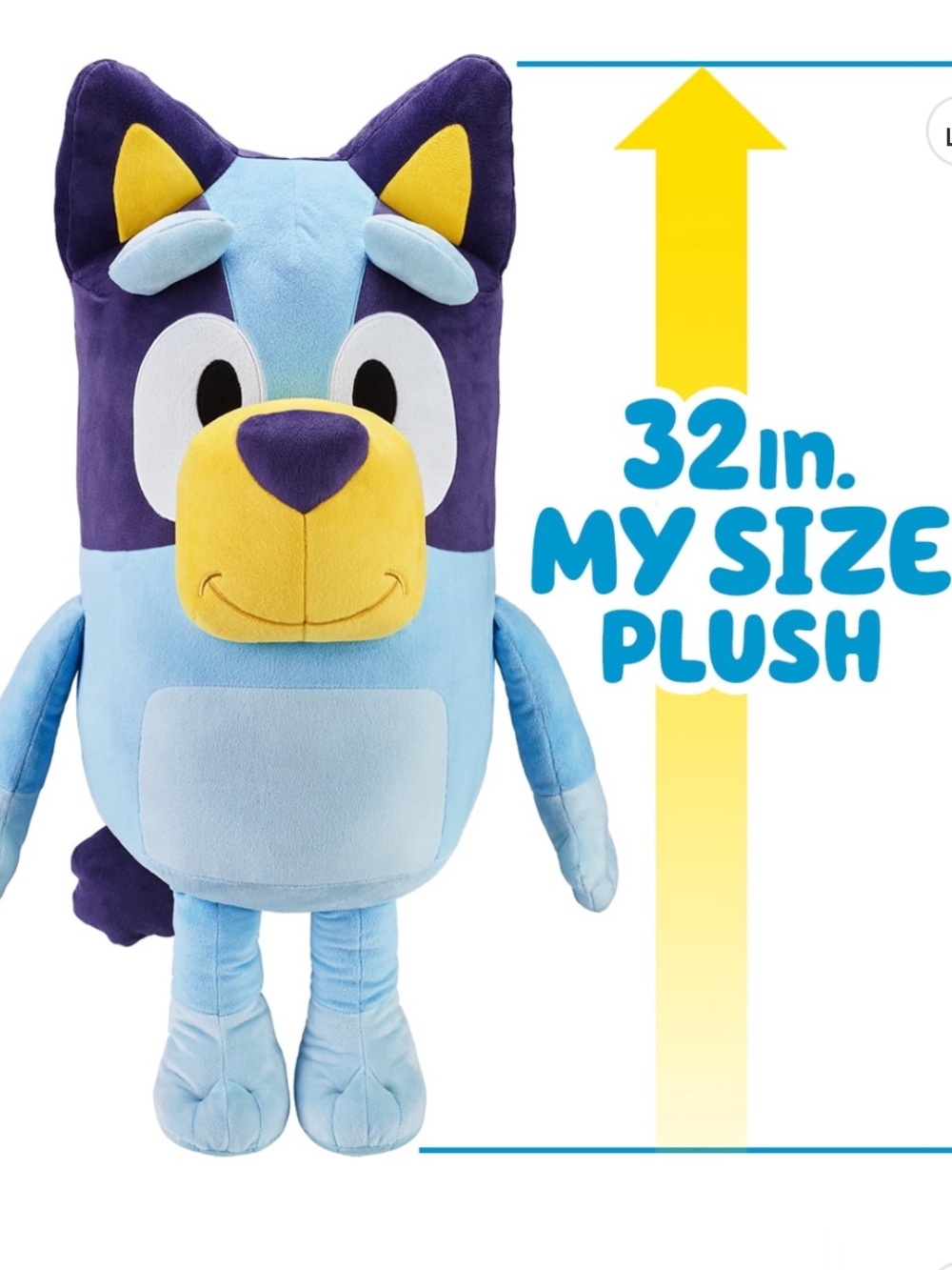 Bluey My Size 32in Plush Buddy - NEW